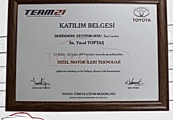TEAM2021 - Katılım Belgesi