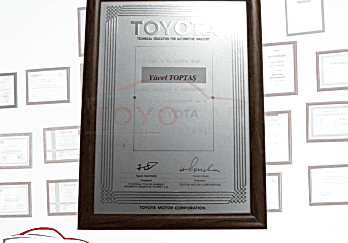 TOYOTA - Katılım Belgesi
