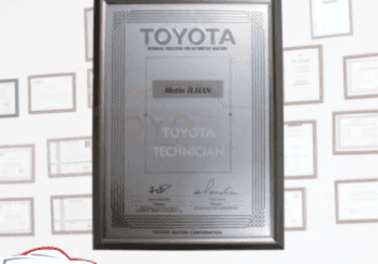TOYOTA - Katılım Belgesi