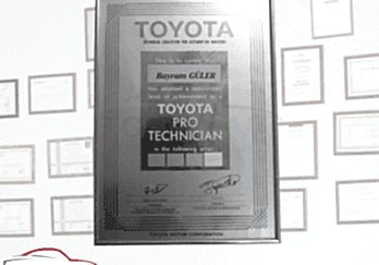 TOYOTA - Katılım Belgesi